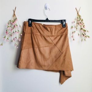 Free People Suede Skirt